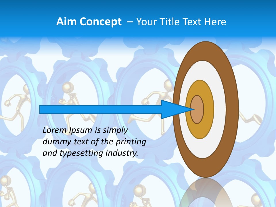 Dynamic Guys Metaphor PowerPoint Template