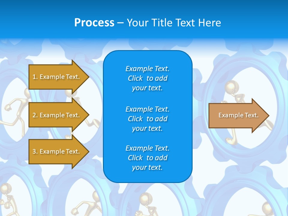 Dynamic Guys Metaphor PowerPoint Template