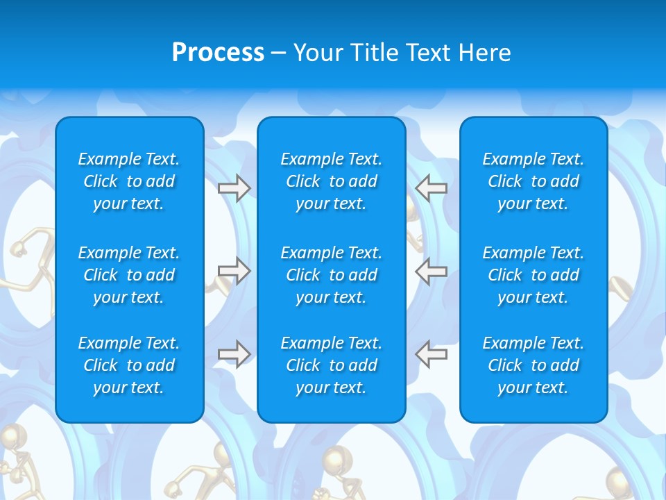 Dynamic Guys Metaphor PowerPoint Template