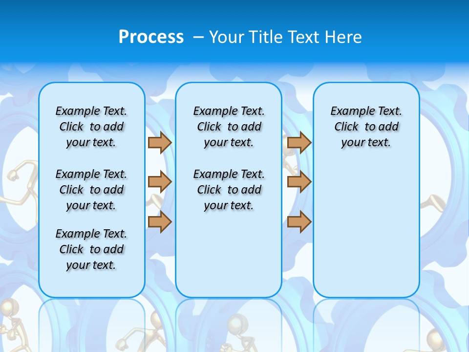 Dynamic Guys Metaphor PowerPoint Template