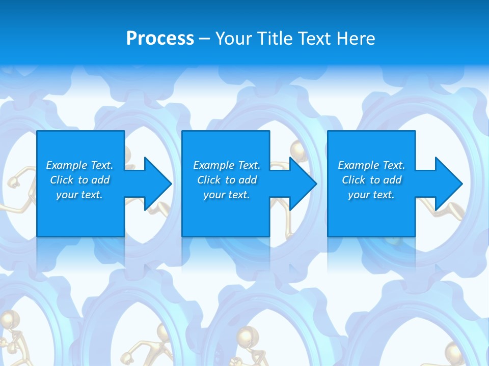 Dynamic Guys Metaphor PowerPoint Template
