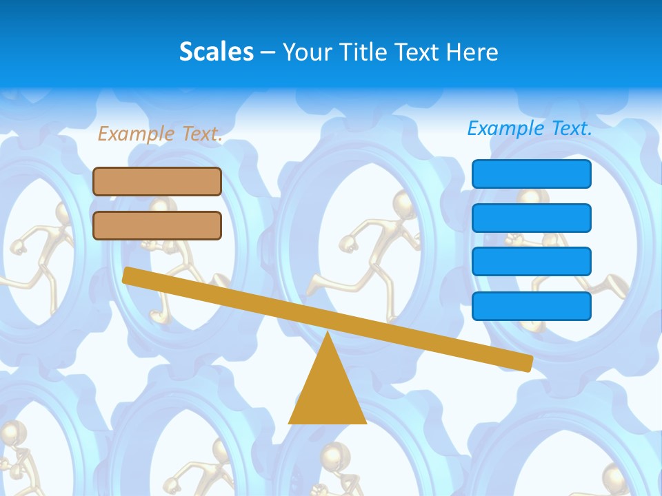 Dynamic Guys Metaphor PowerPoint Template