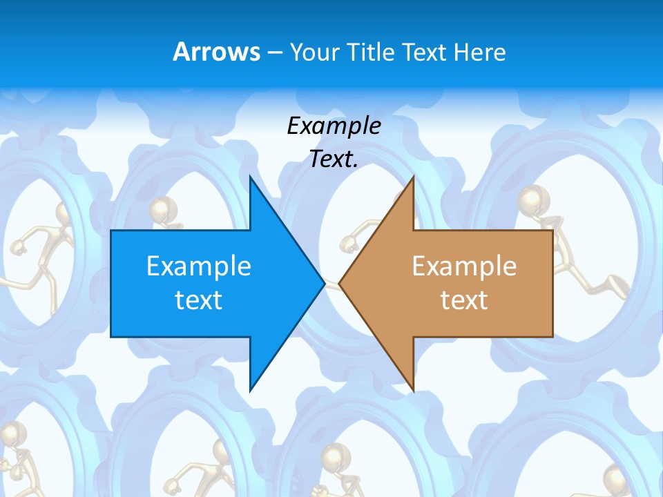 Dynamic Guys Metaphor PowerPoint Template