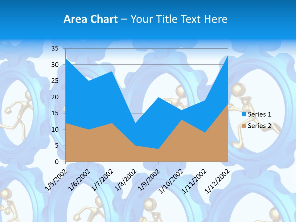 Dynamic Guys Metaphor PowerPoint Template