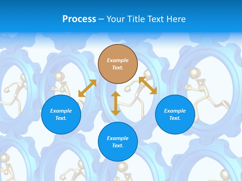 Dynamic Guys Metaphor PowerPoint Template