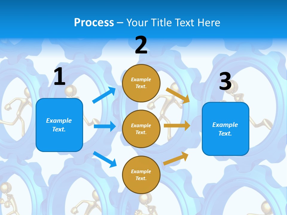 Dynamic Guys Metaphor PowerPoint Template