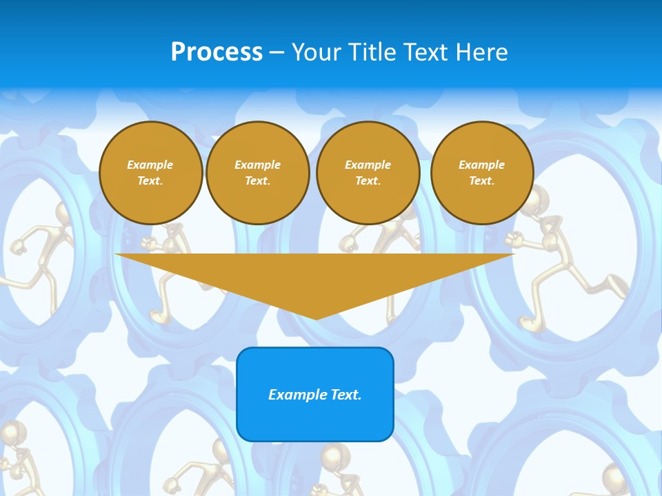 Dynamic Guys Metaphor PowerPoint Template