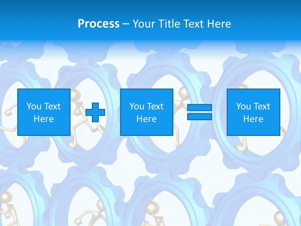 Dynamic Guys Metaphor PowerPoint Template