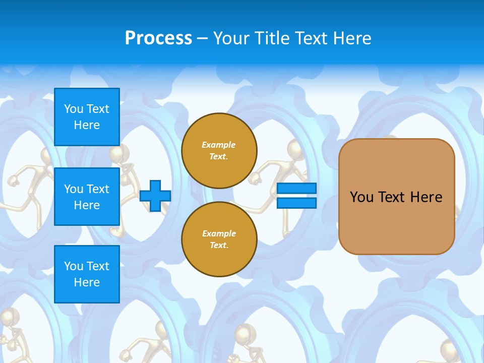 Dynamic Guys Metaphor PowerPoint Template