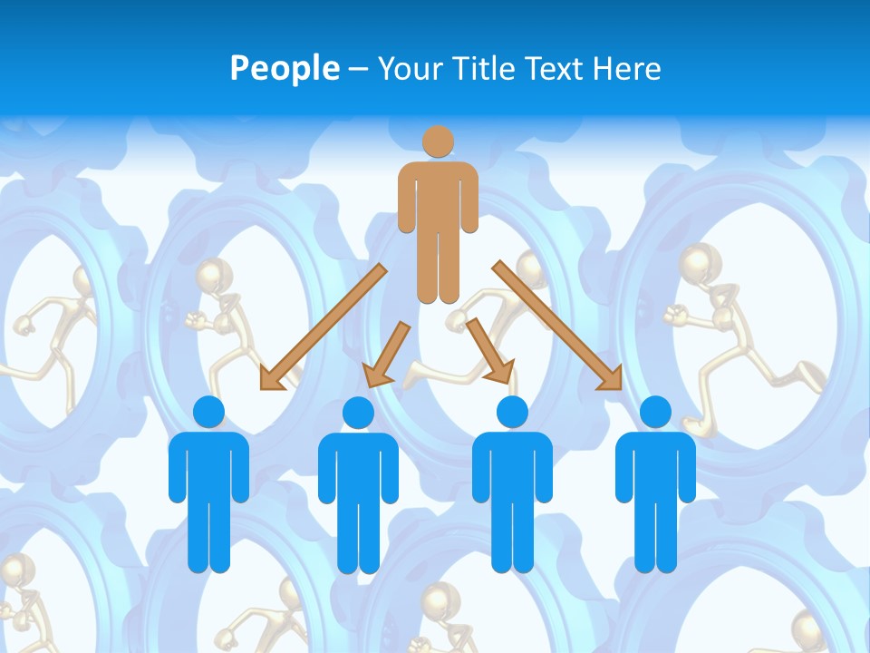 Dynamic Guys Metaphor PowerPoint Template