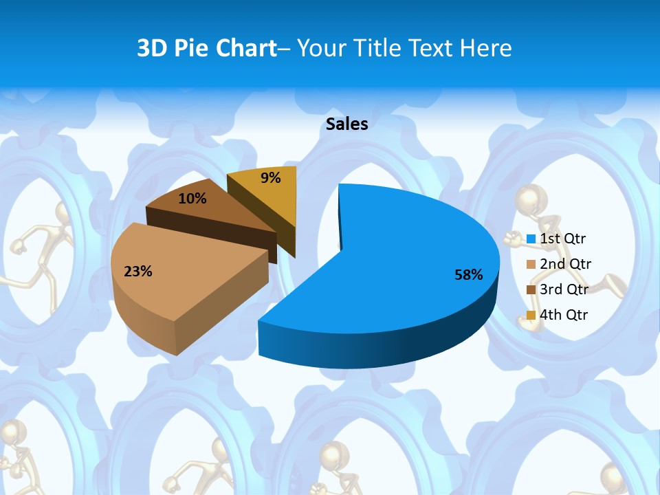 Dynamic Guys Metaphor PowerPoint Template