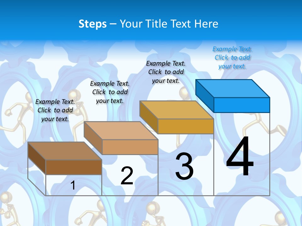 Dynamic Guys Metaphor PowerPoint Template