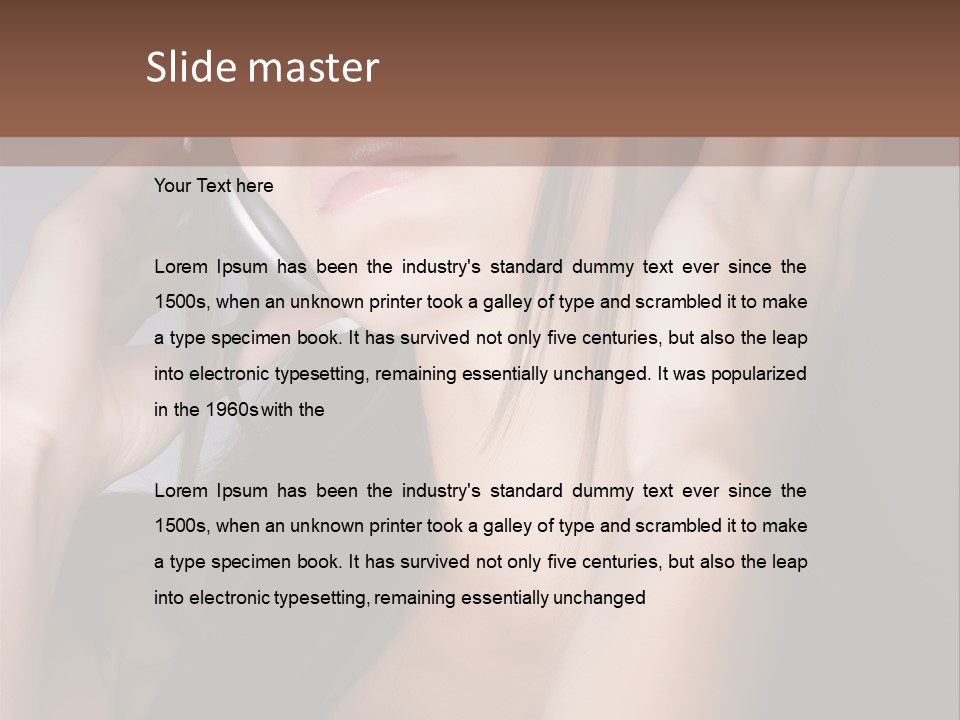 Leaving Confident Clouds PowerPoint Template