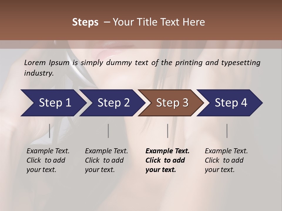 Leaving Confident Clouds PowerPoint Template