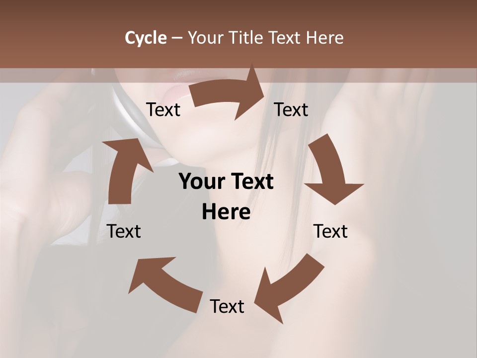 Leaving Confident Clouds PowerPoint Template