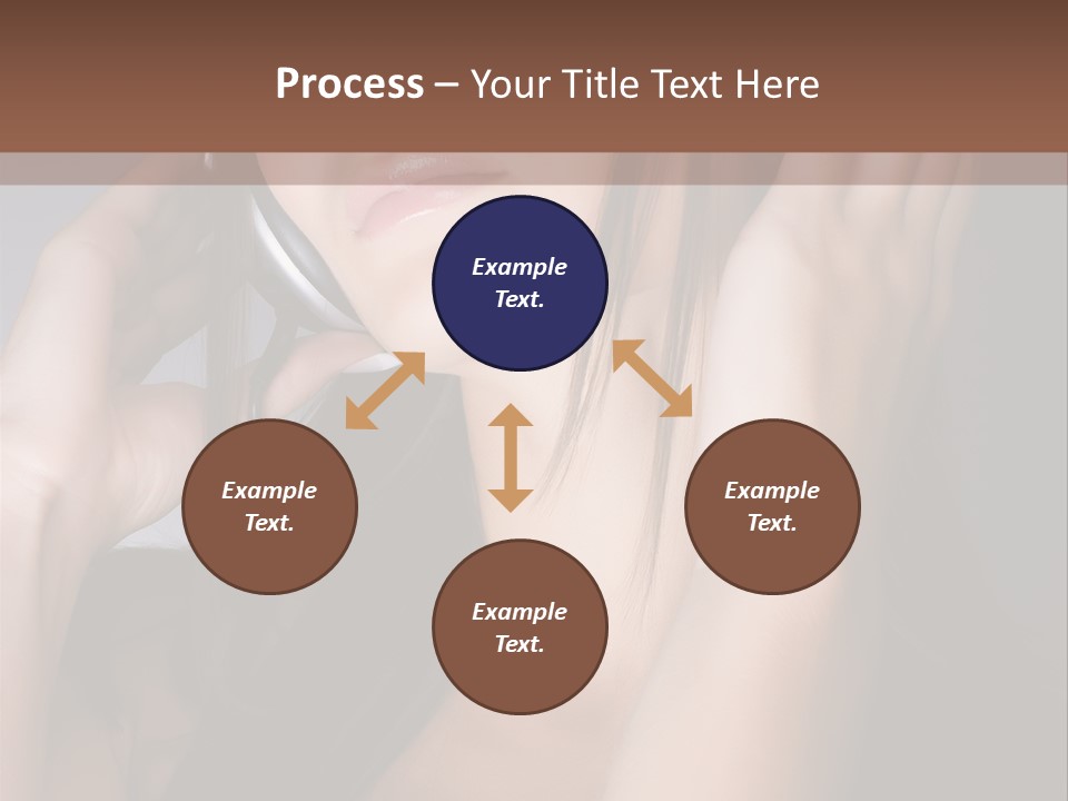 Leaving Confident Clouds PowerPoint Template