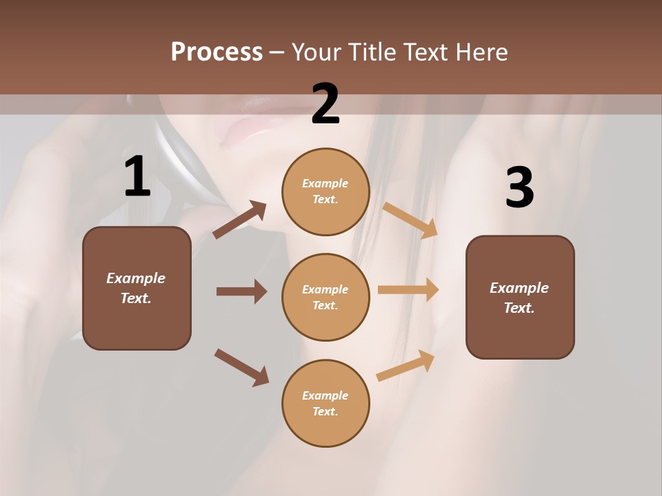 Leaving Confident Clouds PowerPoint Template