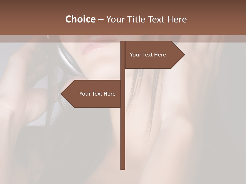 Leaving Confident Clouds PowerPoint Template