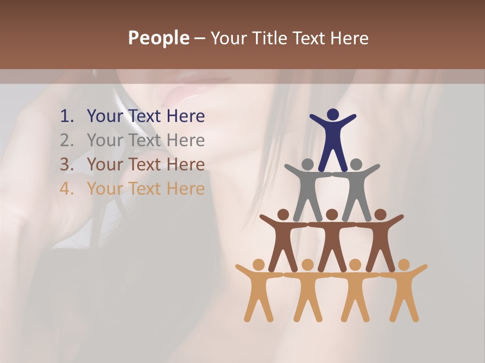 Leaving Confident Clouds PowerPoint Template