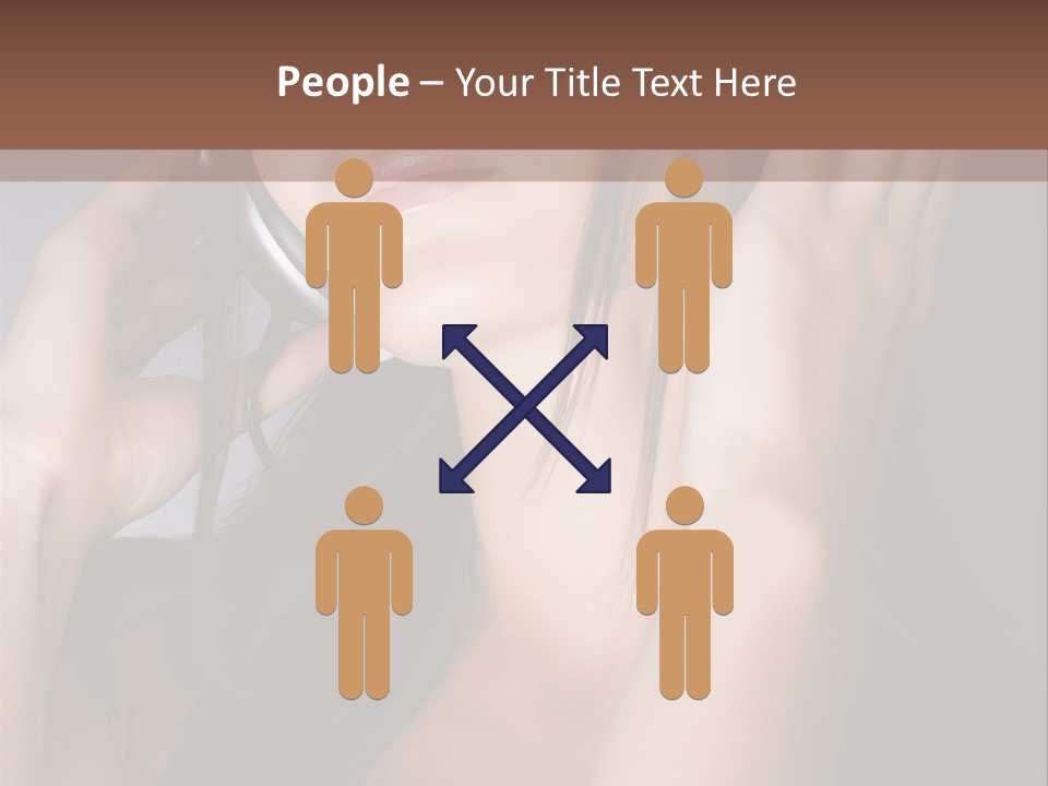 Leaving Confident Clouds PowerPoint Template