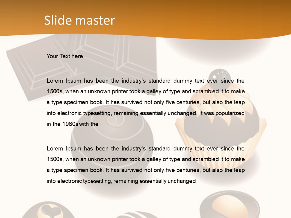 Pattern Coffee Cup PowerPoint Template