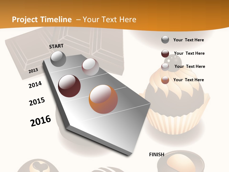 Pattern Coffee Cup PowerPoint Template