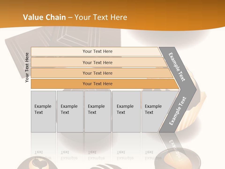 Pattern Coffee Cup PowerPoint Template