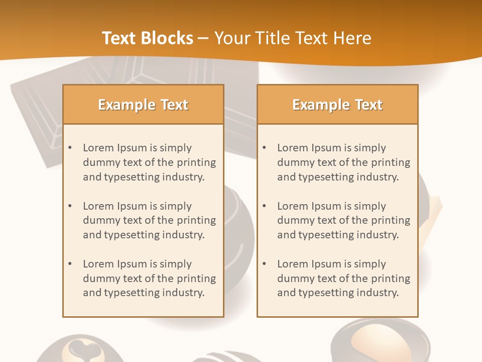 Pattern Coffee Cup PowerPoint Template