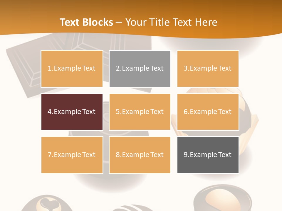 Pattern Coffee Cup PowerPoint Template