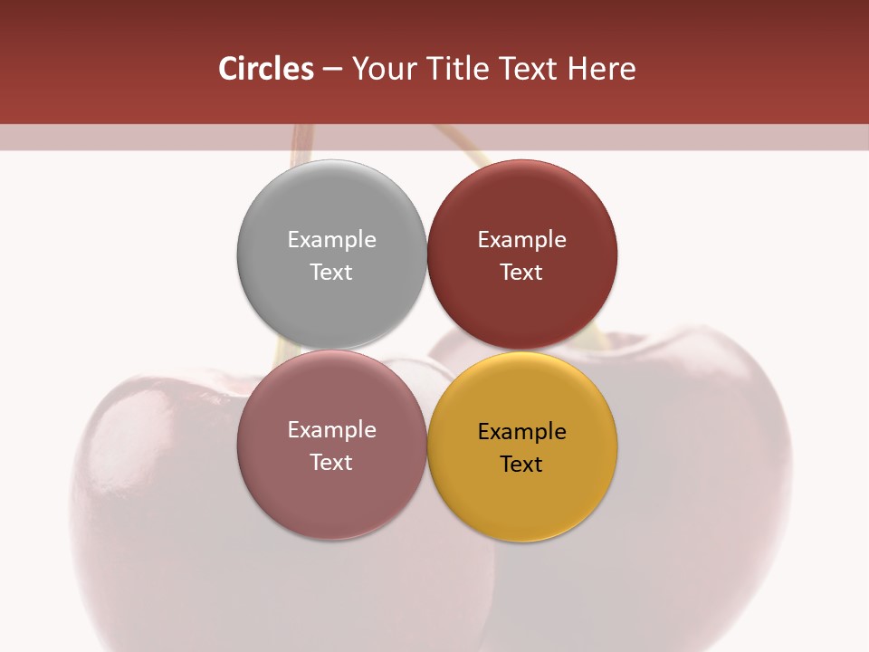 Staircase Red Cinema PowerPoint Template