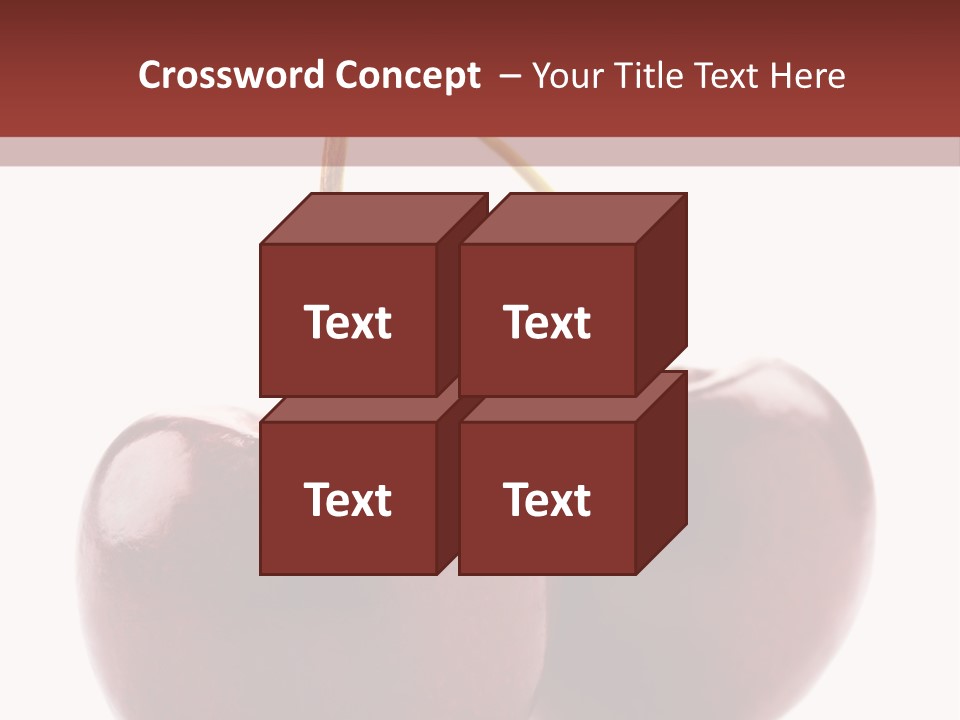 Staircase Red Cinema PowerPoint Template