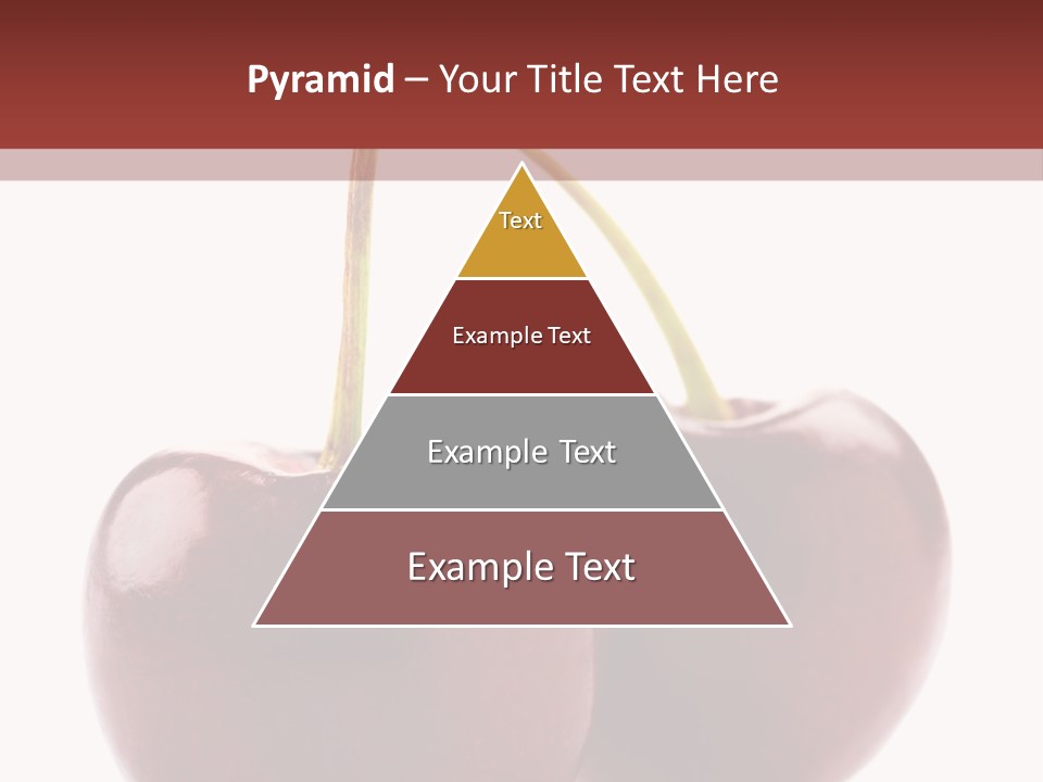 Staircase Red Cinema PowerPoint Template