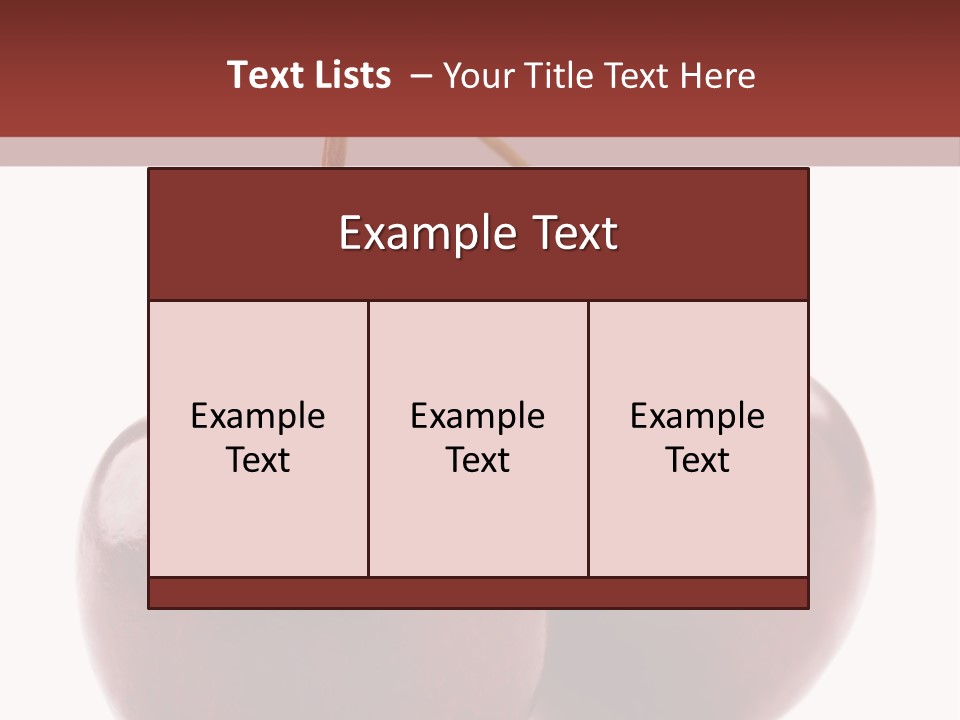 Staircase Red Cinema PowerPoint Template