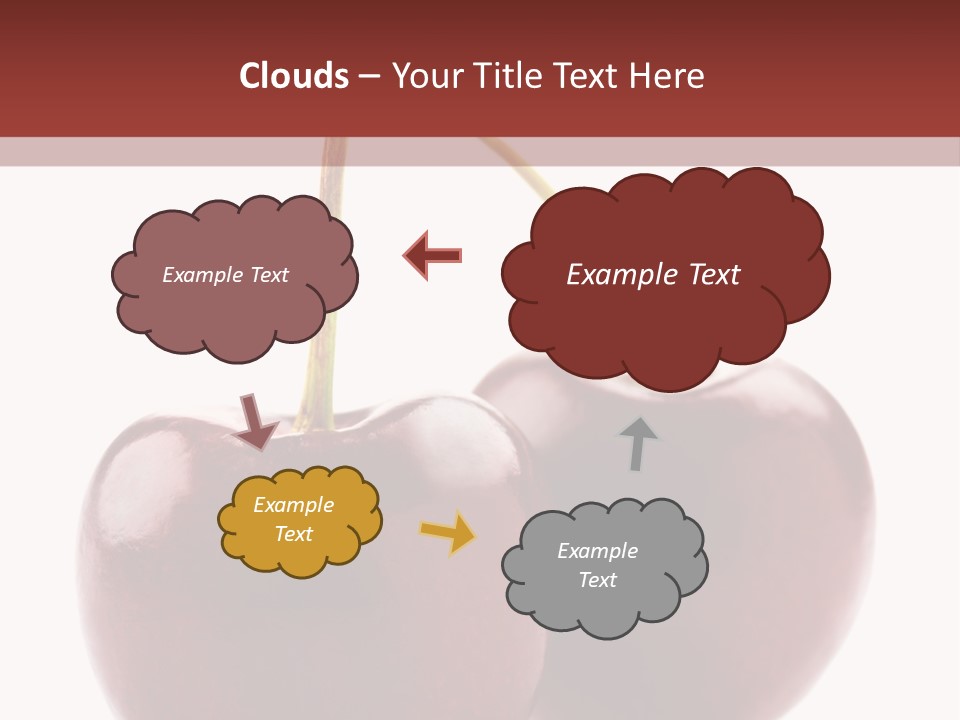 Staircase Red Cinema PowerPoint Template