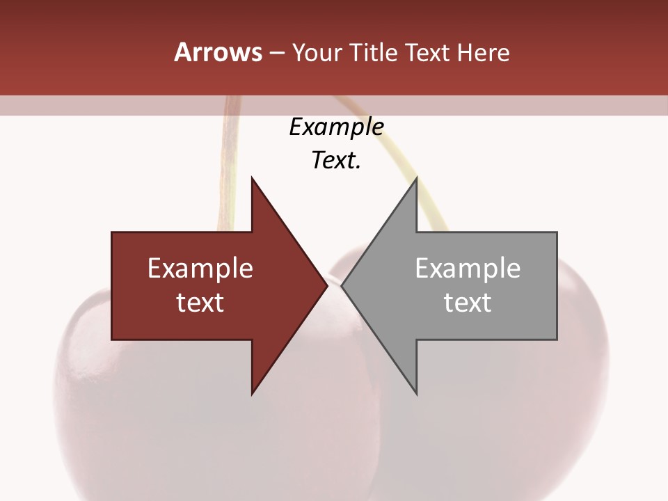 Staircase Red Cinema PowerPoint Template