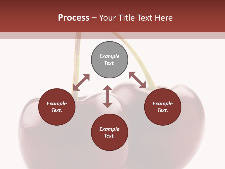 Staircase Red Cinema PowerPoint Template