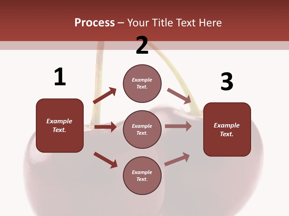 Staircase Red Cinema PowerPoint Template