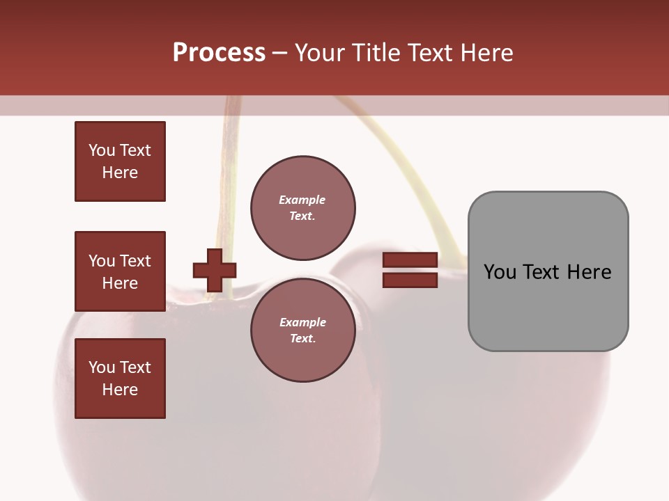 Staircase Red Cinema PowerPoint Template