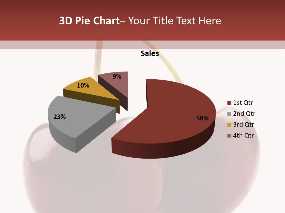 Staircase Red Cinema PowerPoint Template