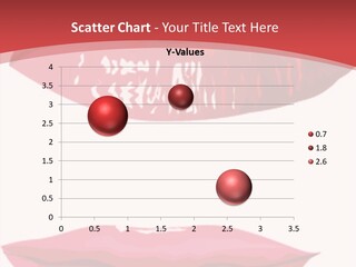 Red Silhouette Smile PowerPoint Template