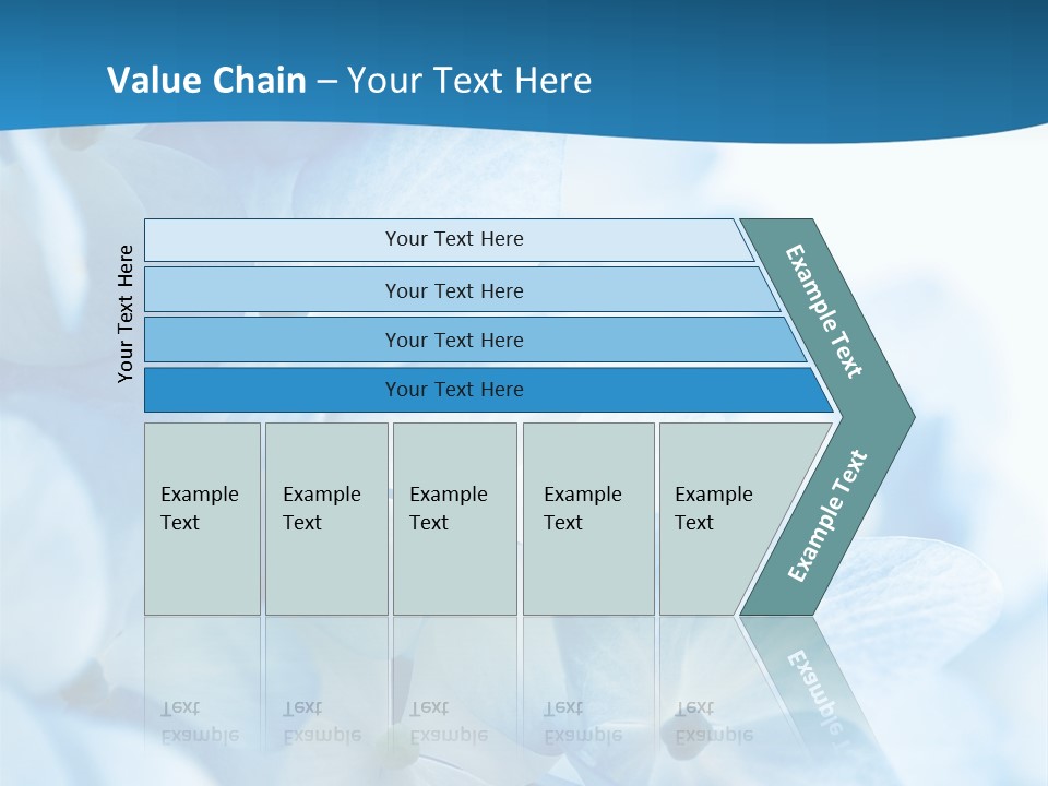 Card Macro Textural PowerPoint Template