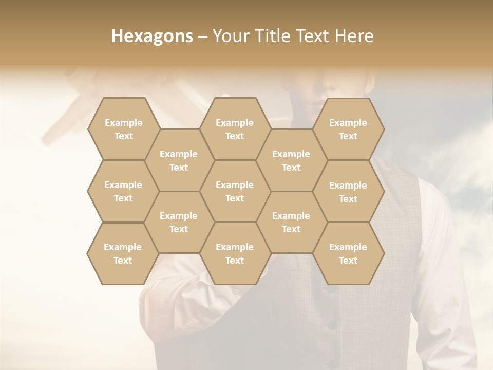 Leaving Confident Clouds PowerPoint Template