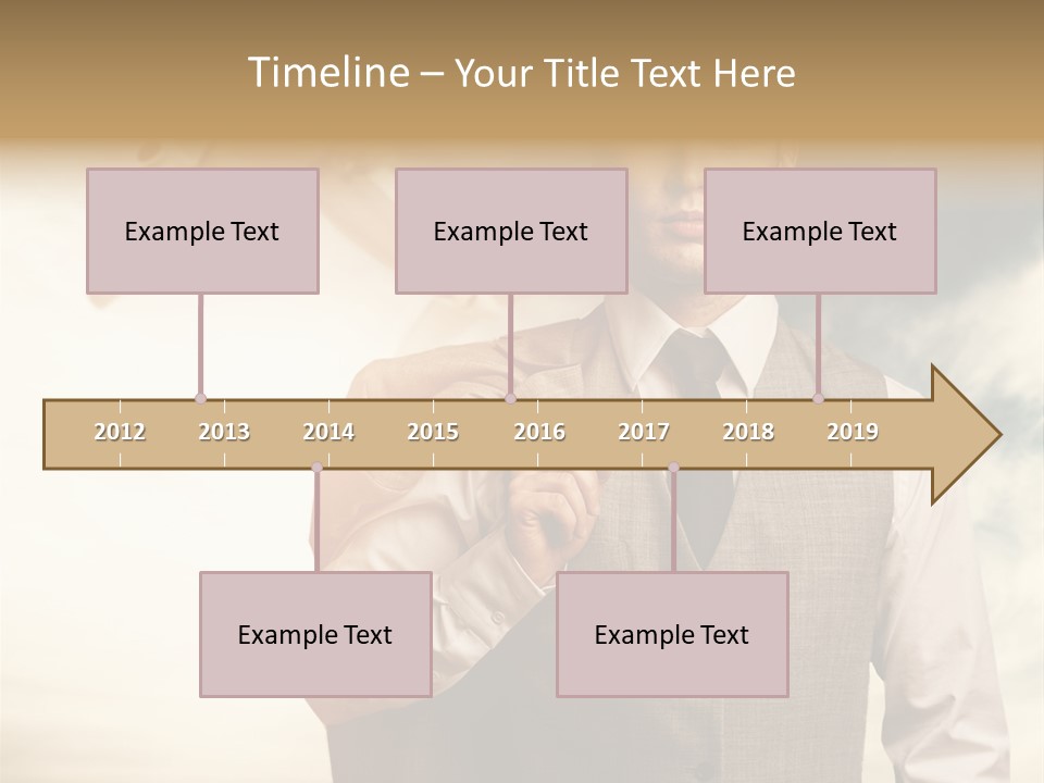 Leaving Confident Clouds PowerPoint Template
