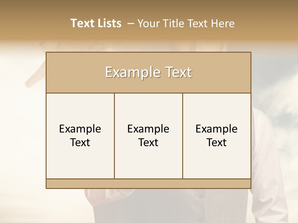 Leaving Confident Clouds PowerPoint Template