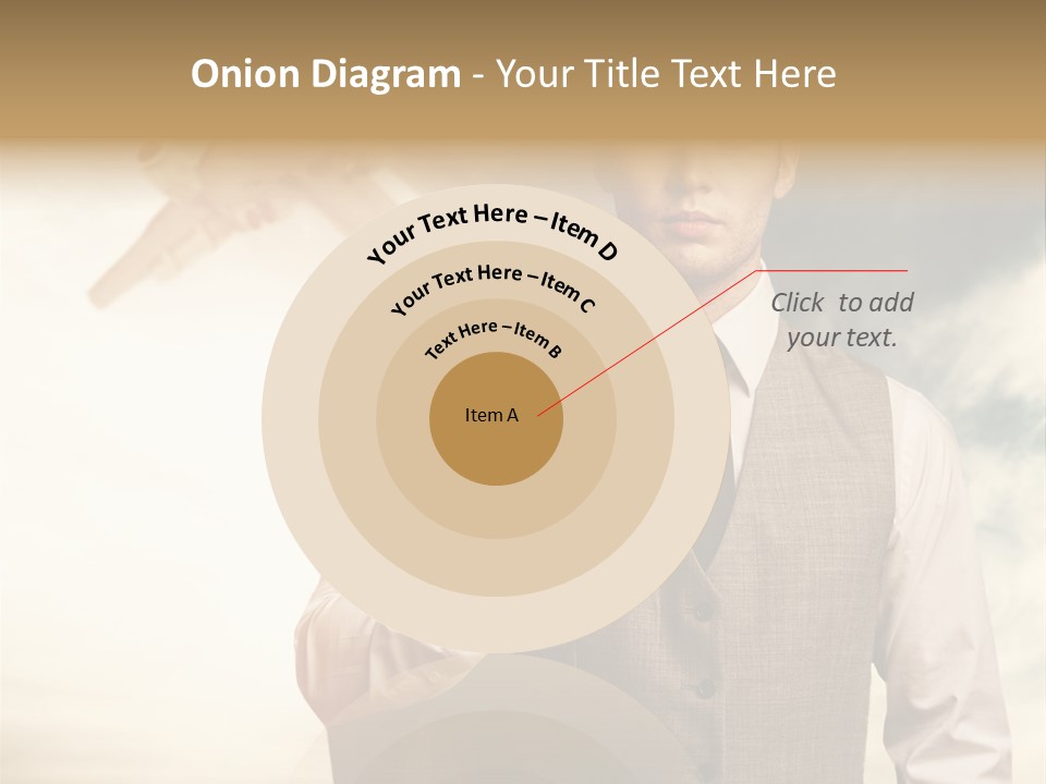 Leaving Confident Clouds PowerPoint Template