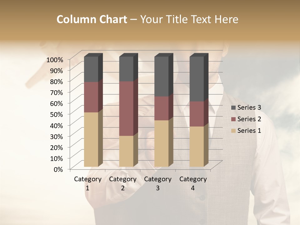 Leaving Confident Clouds PowerPoint Template