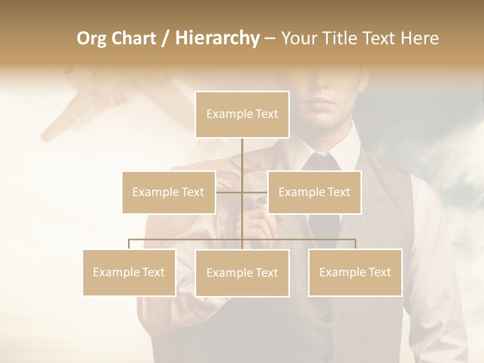 Leaving Confident Clouds PowerPoint Template