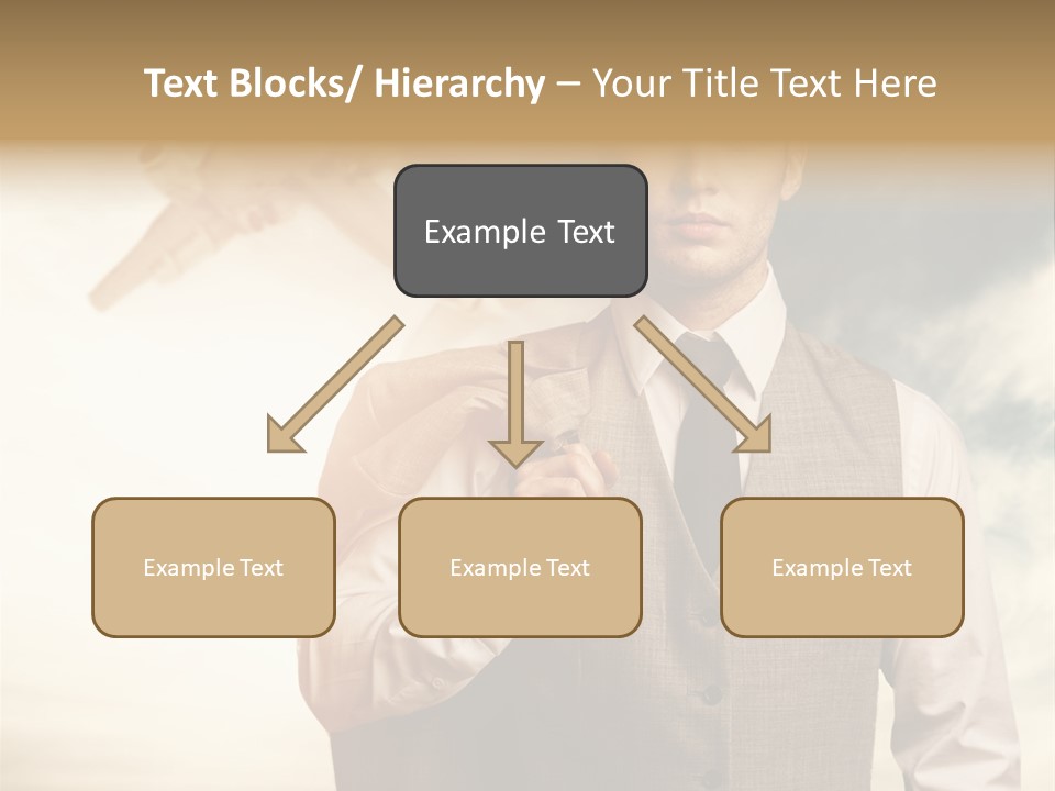 Leaving Confident Clouds PowerPoint Template