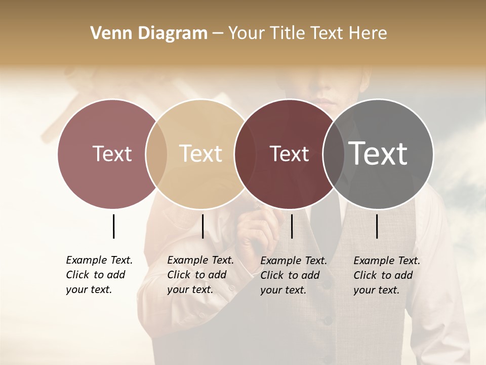 Leaving Confident Clouds PowerPoint Template