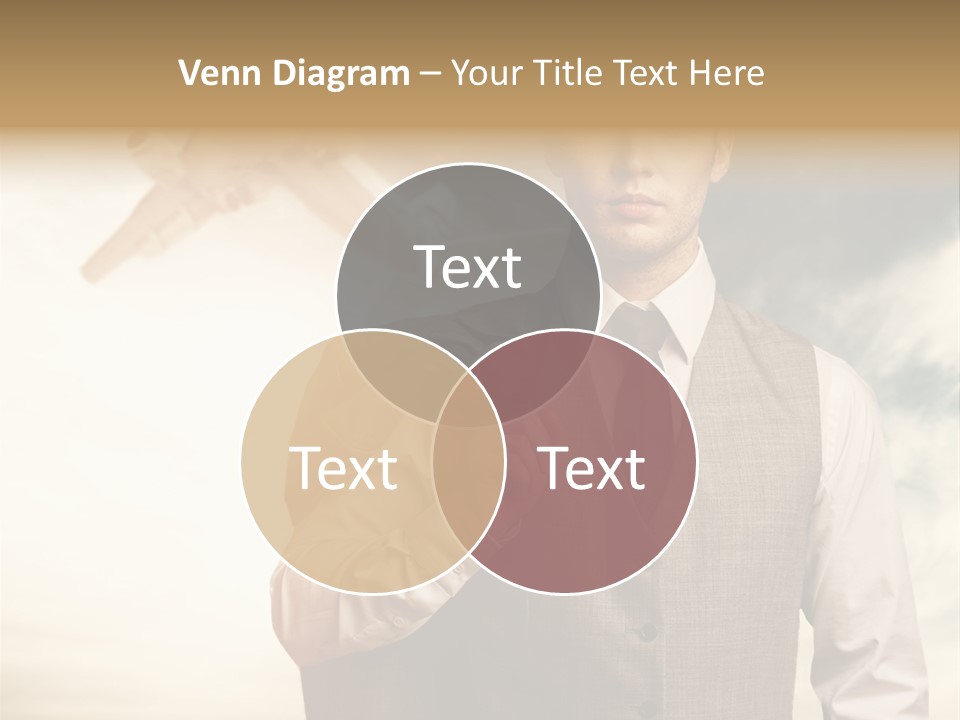 Leaving Confident Clouds PowerPoint Template
